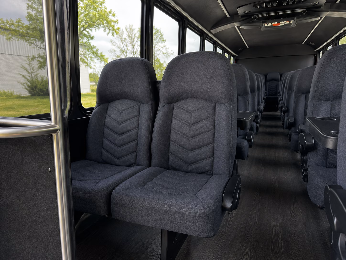15 passenger minibus inside