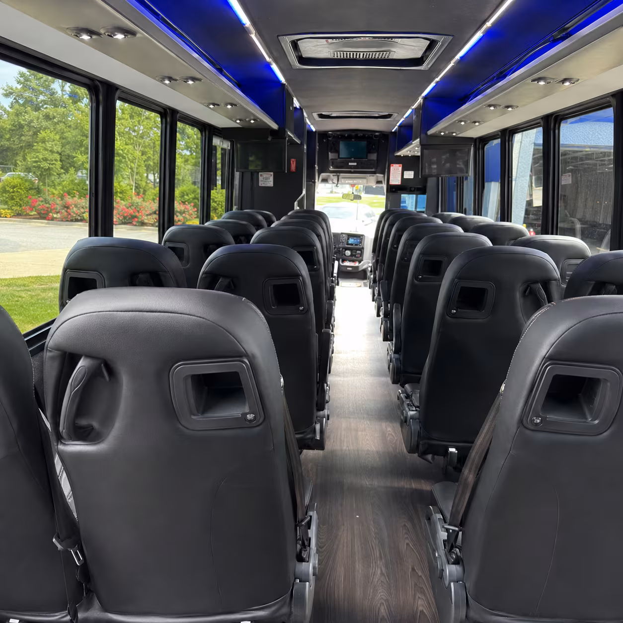 25 passenger minibus interior