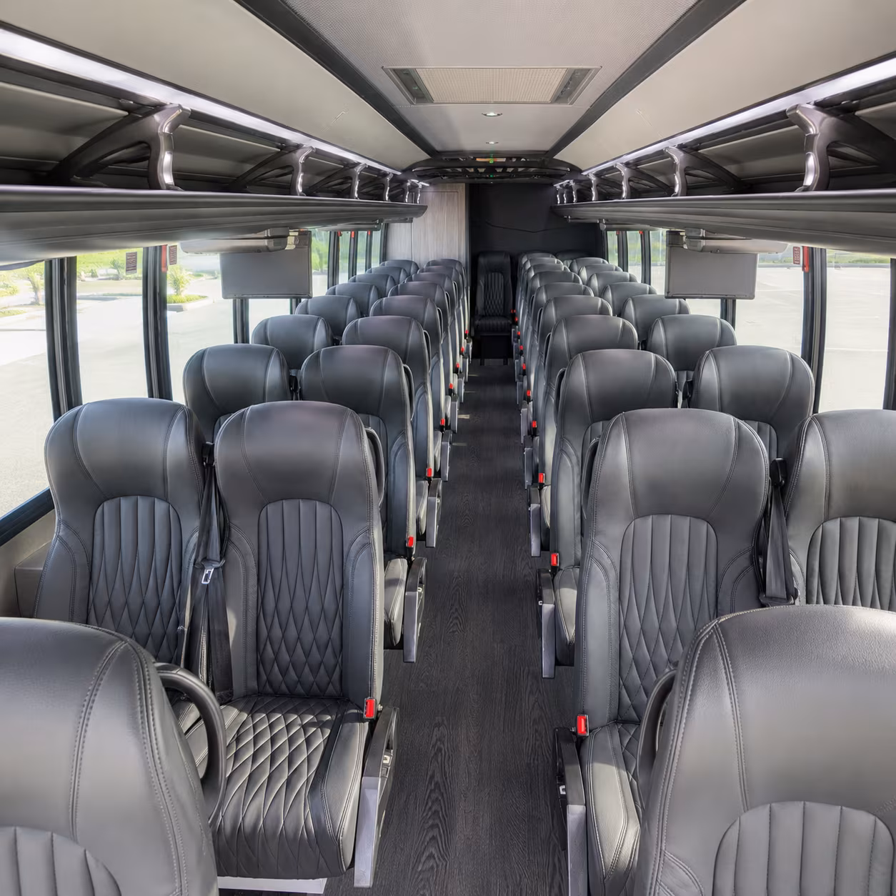 28 passenger minibus interior