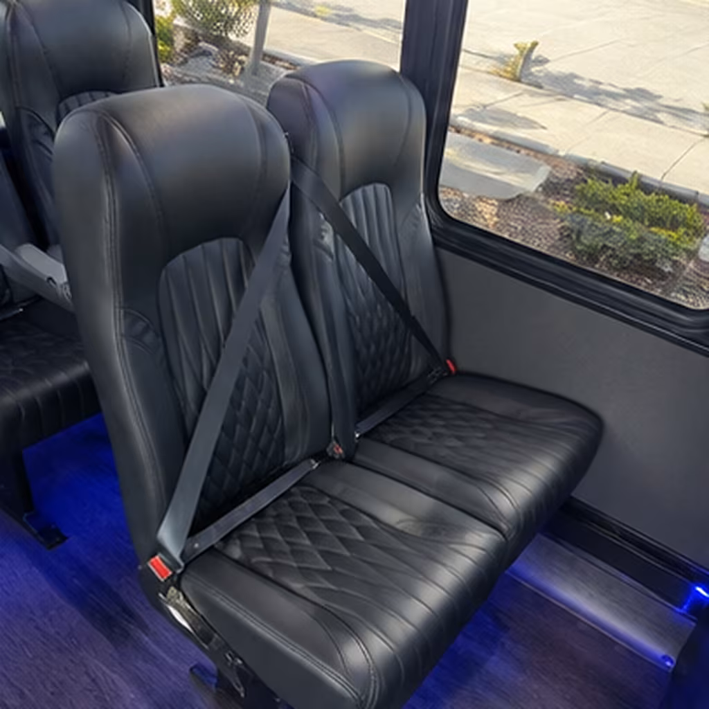 35 passenger minibus interior