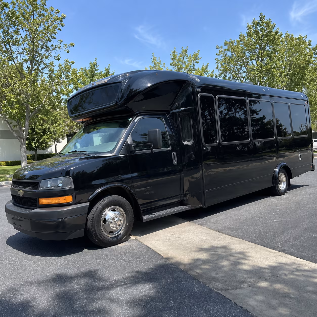 chapel hill 15 passenger party bus
