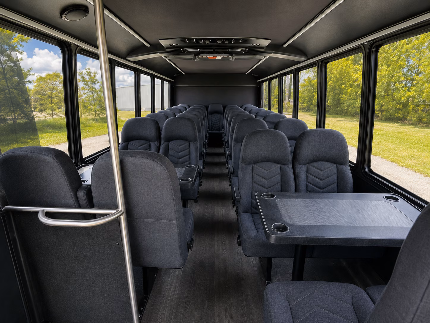 chapel hill 18 passenger minibus inside