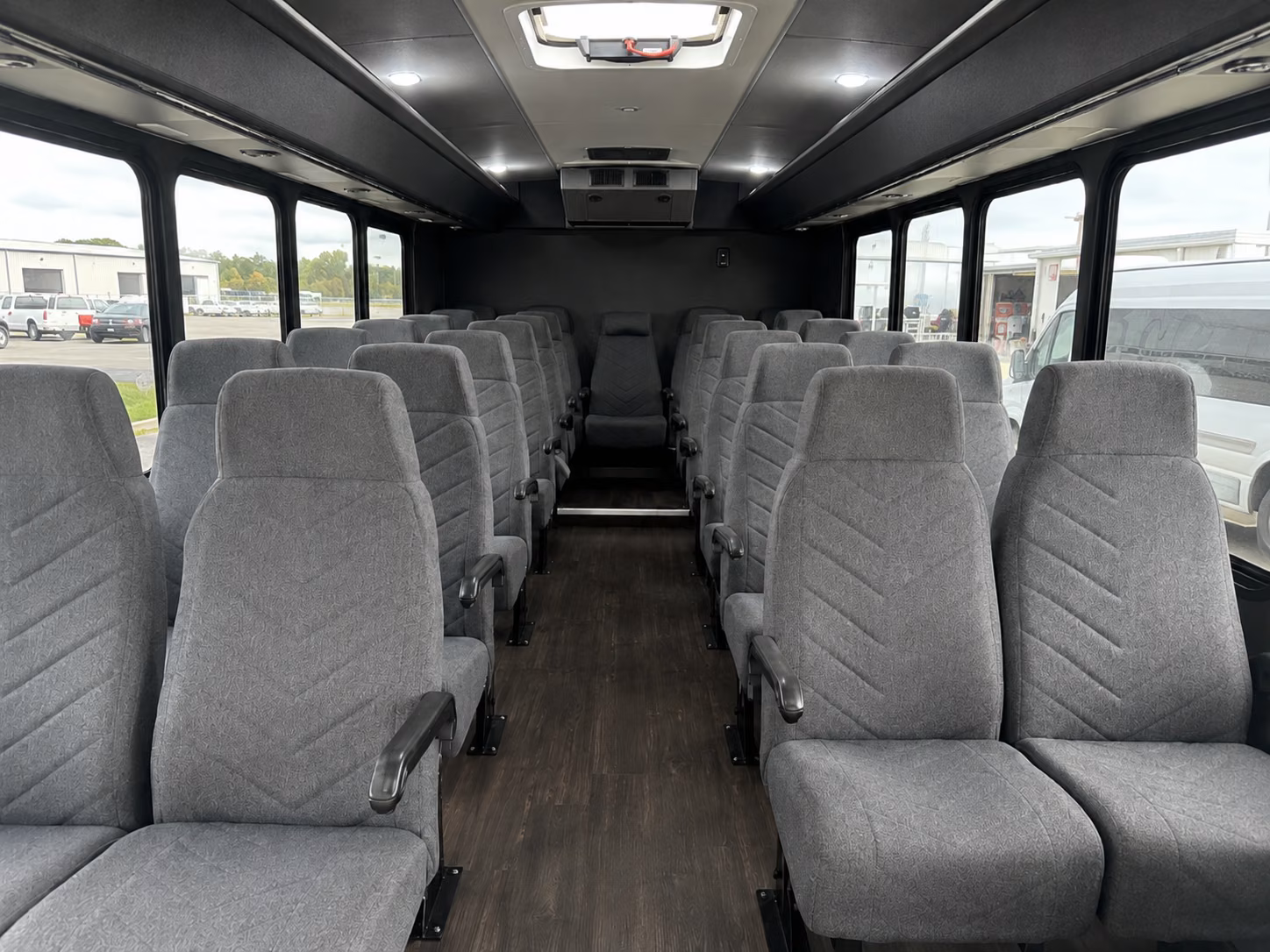 chapel hill 20 passenger minibus interior