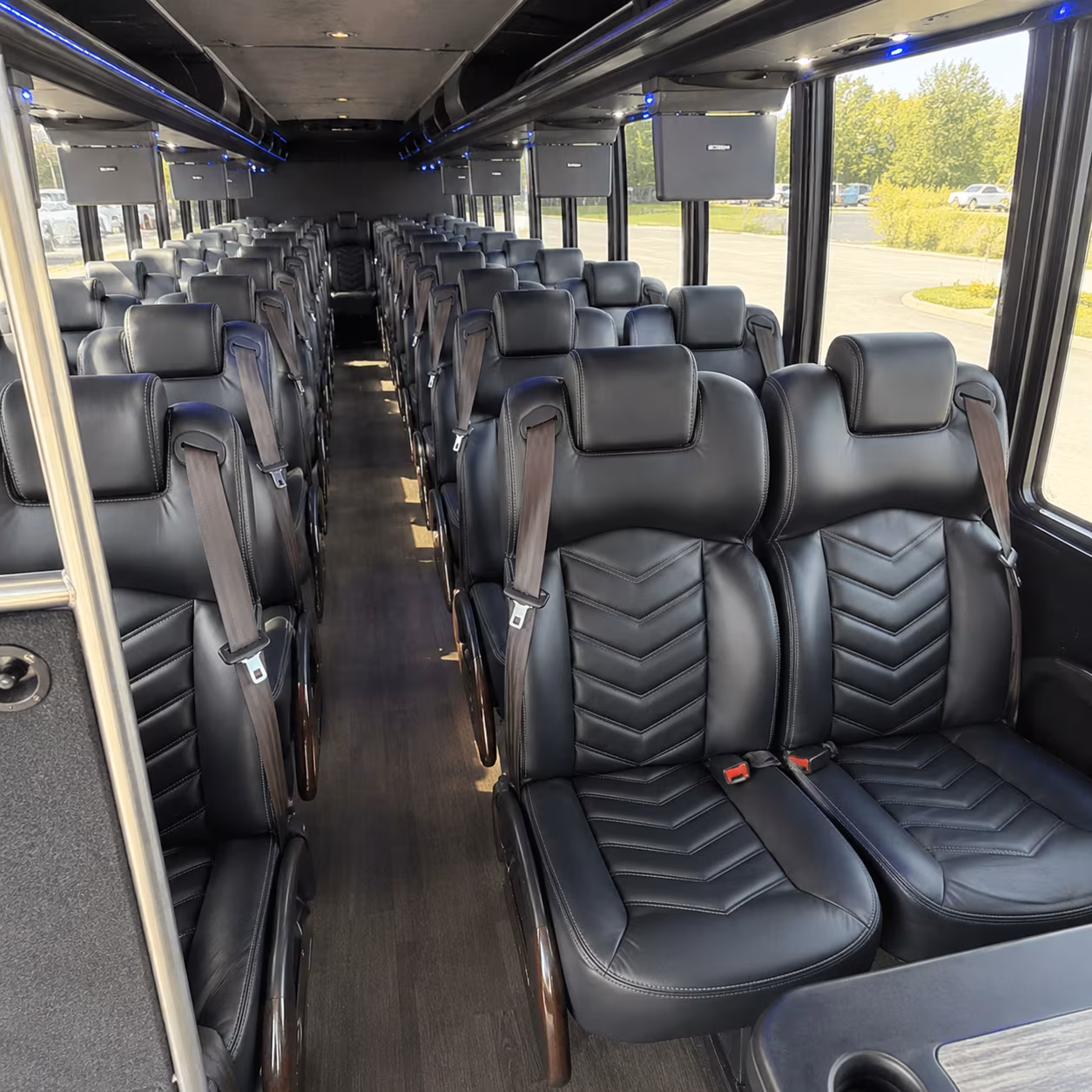 chapel hill 25 passenger minibus inside