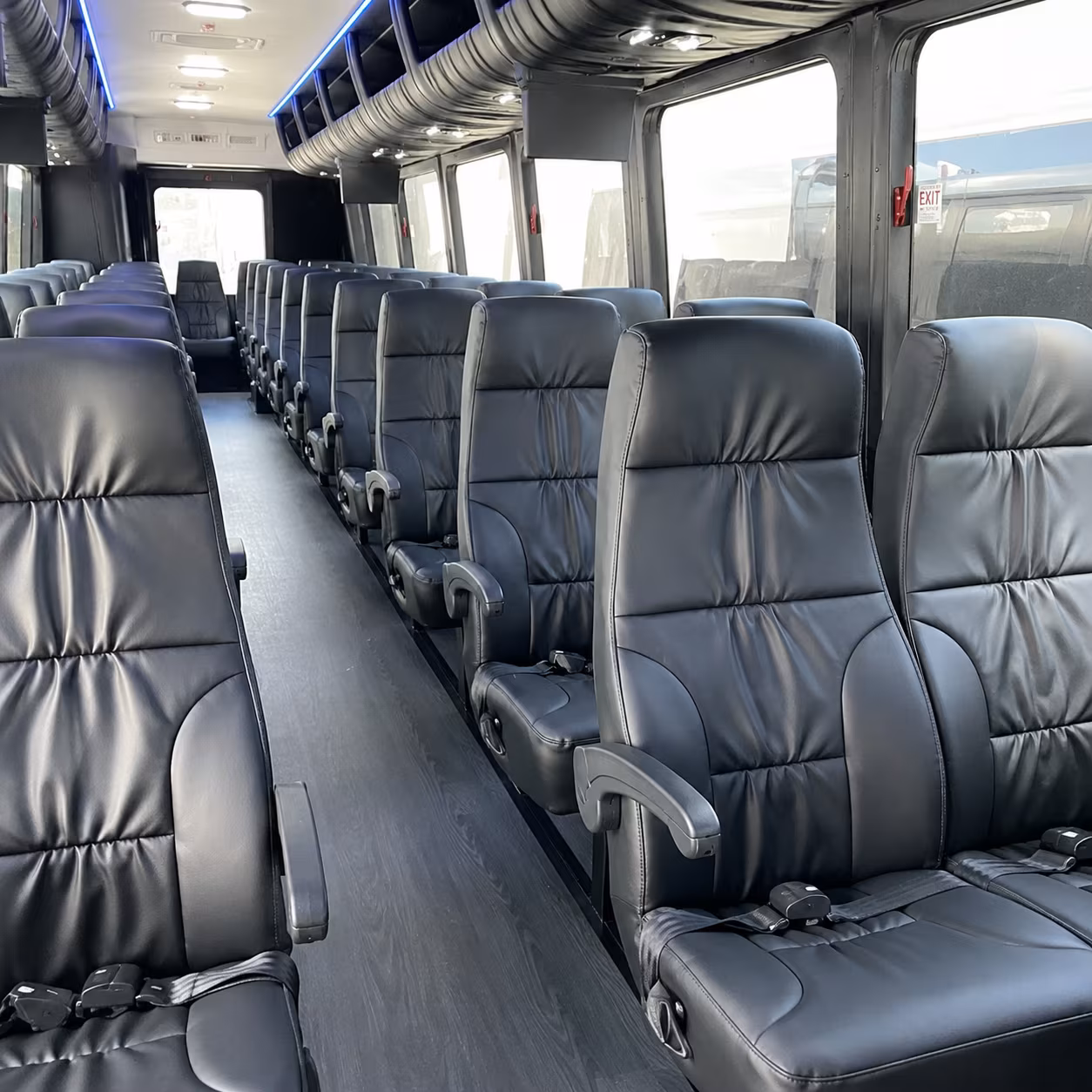 chapel hill 30 passenger minibus inside