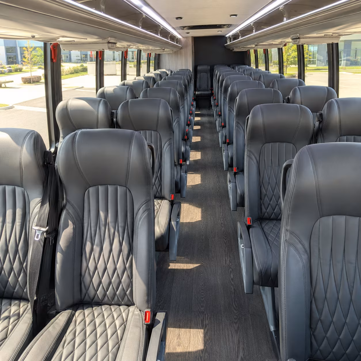 chapel hill 30 passenger minibus interior