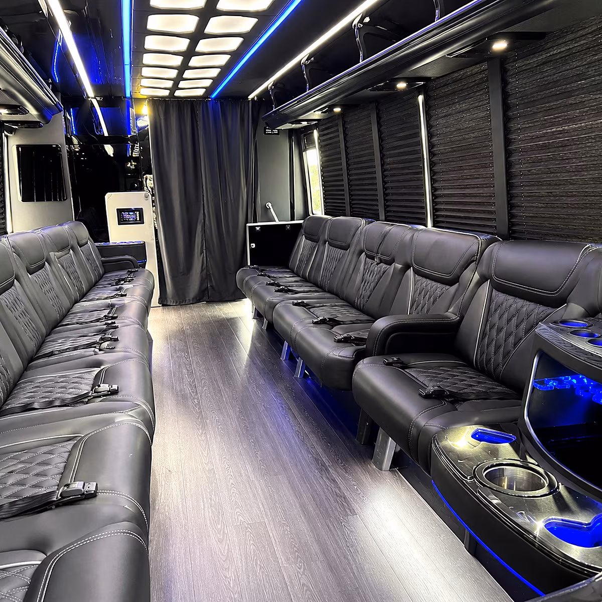 chapel hill party bus rentals inside