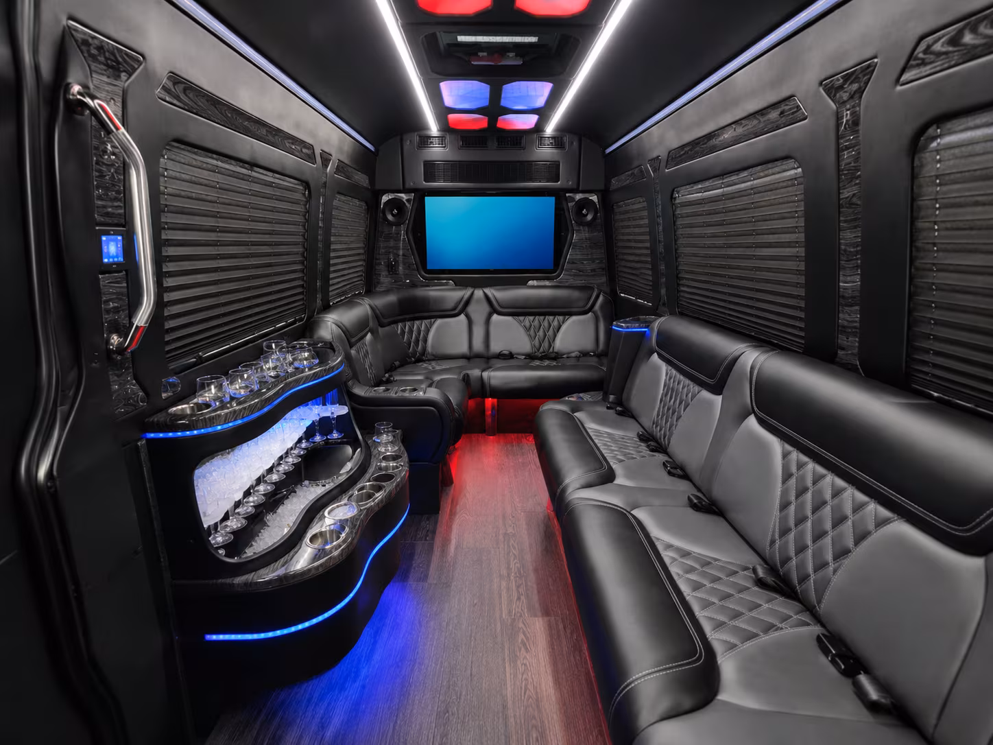 chapel hill sprinter limousine interior