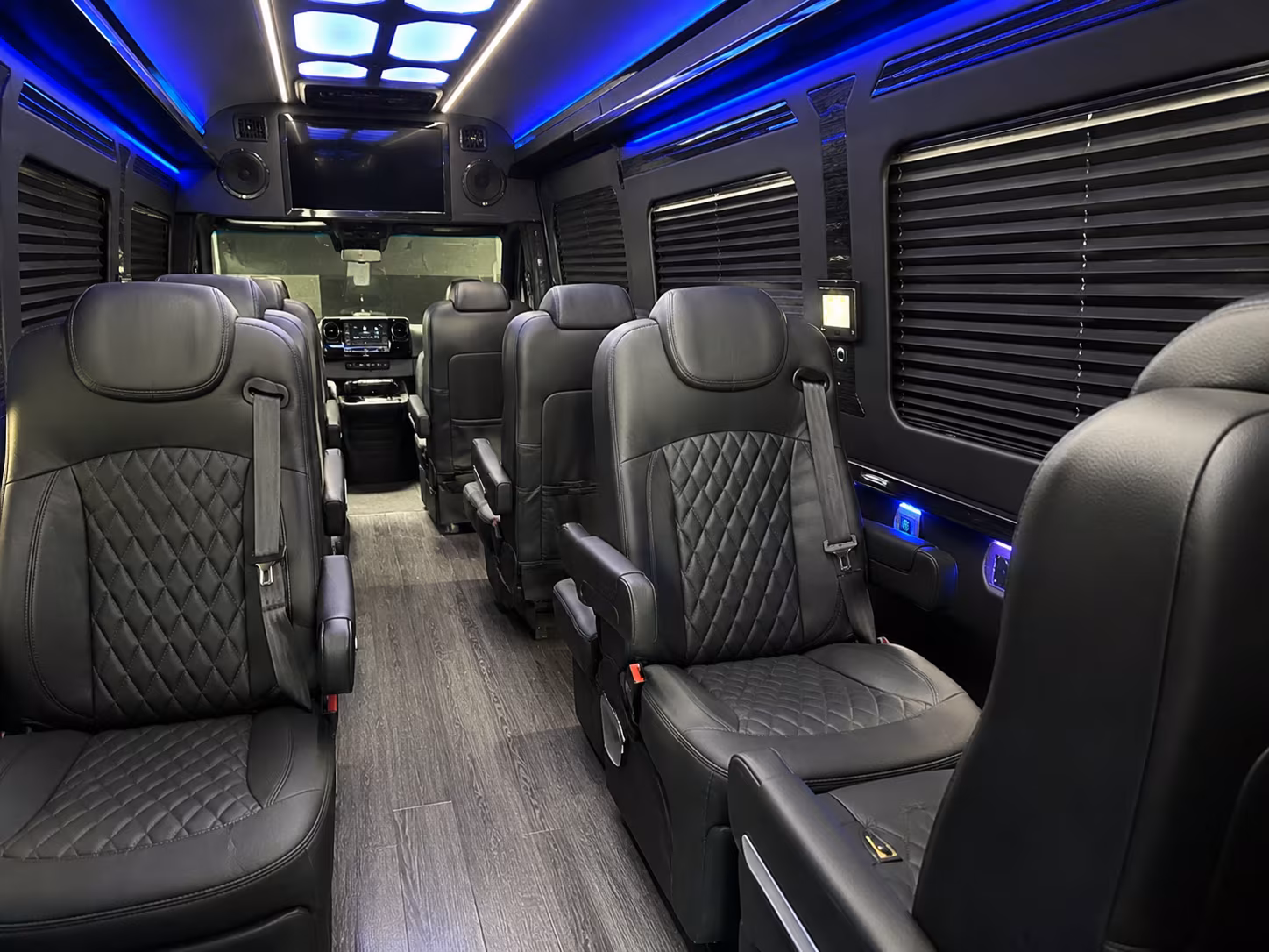 chapel hill sprinter van with driver interior
