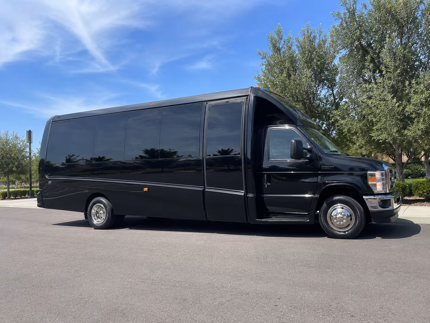 shuttle buses for bands performers and touring groups through chapel hill